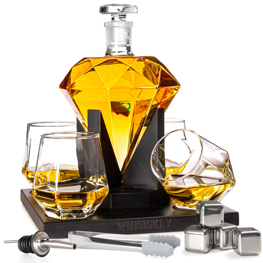 The Crown Jewel - Whiskey Decanter Set