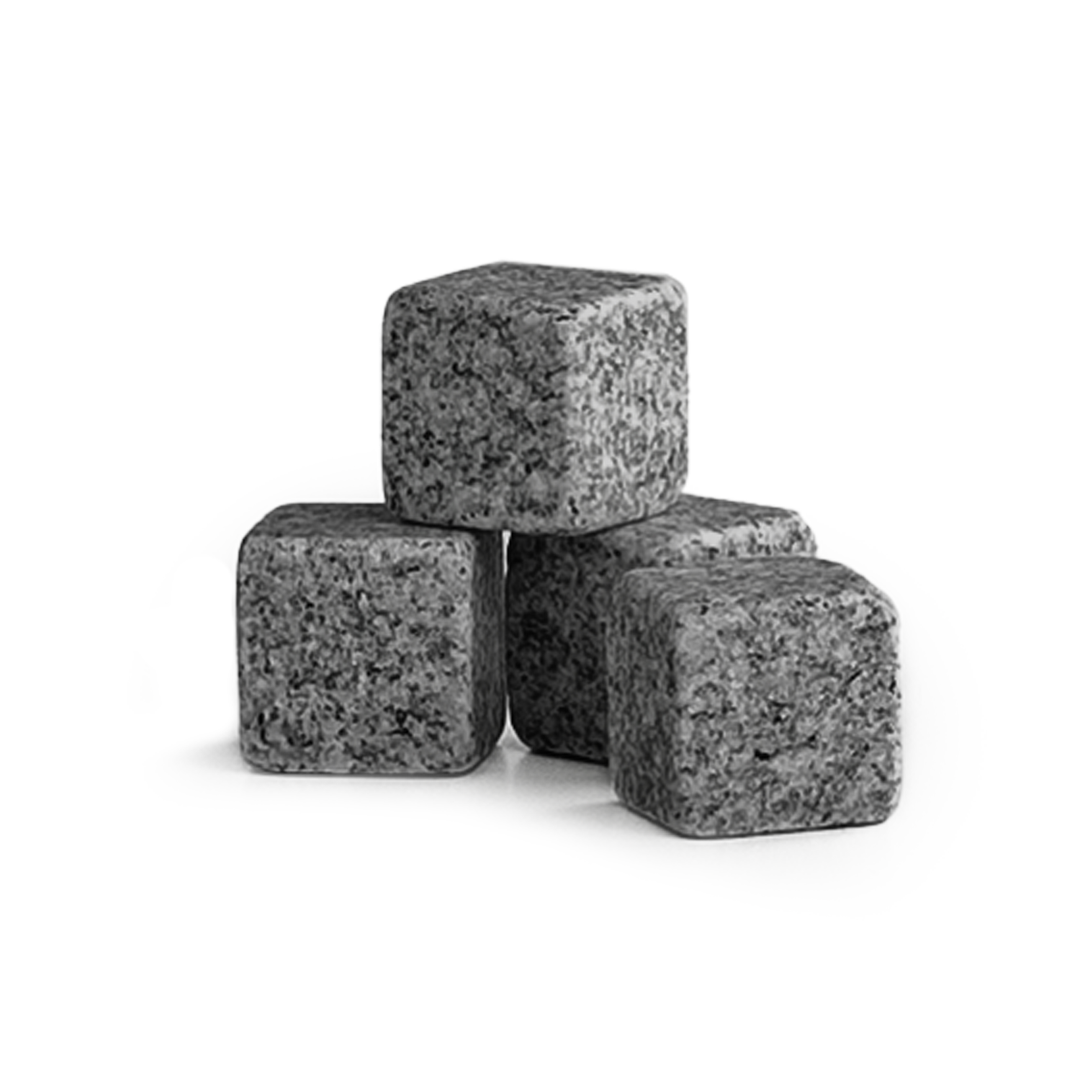 Granite Whiskey Cooling Stones - Whiskey Stones (8 pcs)