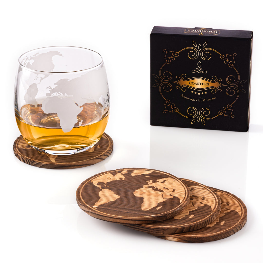The Globes - Whiskey Coasters