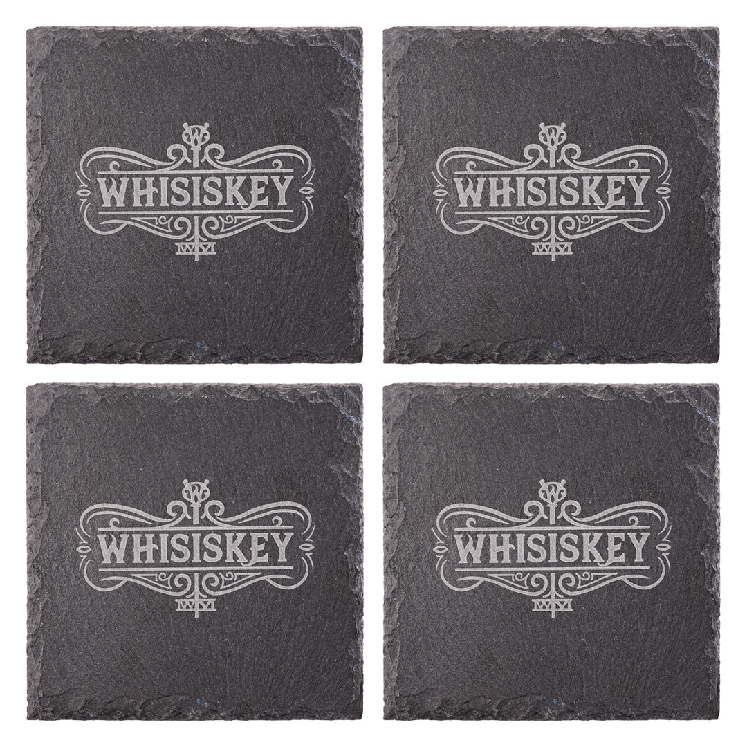 The Slate Coasters - Whiskey Coasters