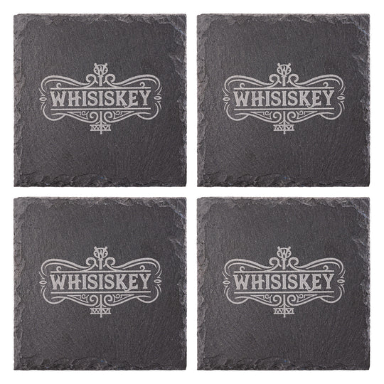 The Slate Coasters - Whiskey Coasters