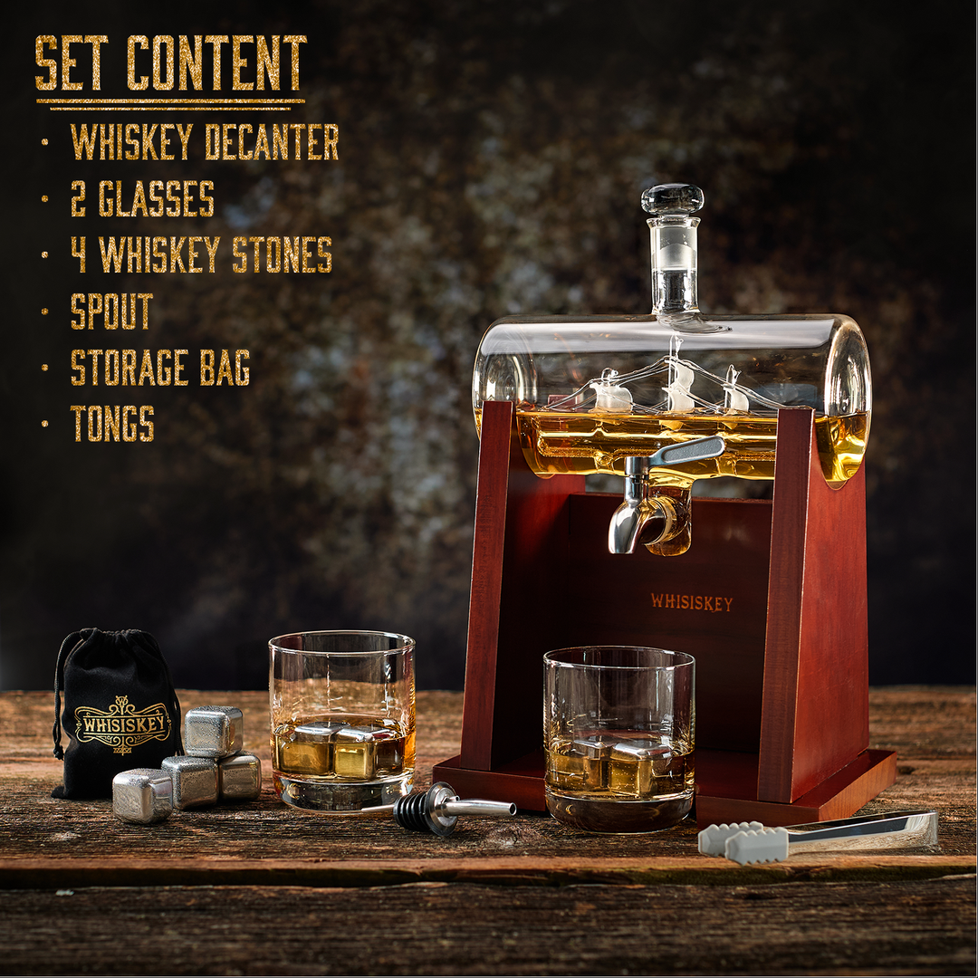 The Black Pearl - Whisiskey Decanter Whisiskey
