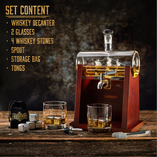 The Black Pearl - Whisiskey Decanter Whisiskey