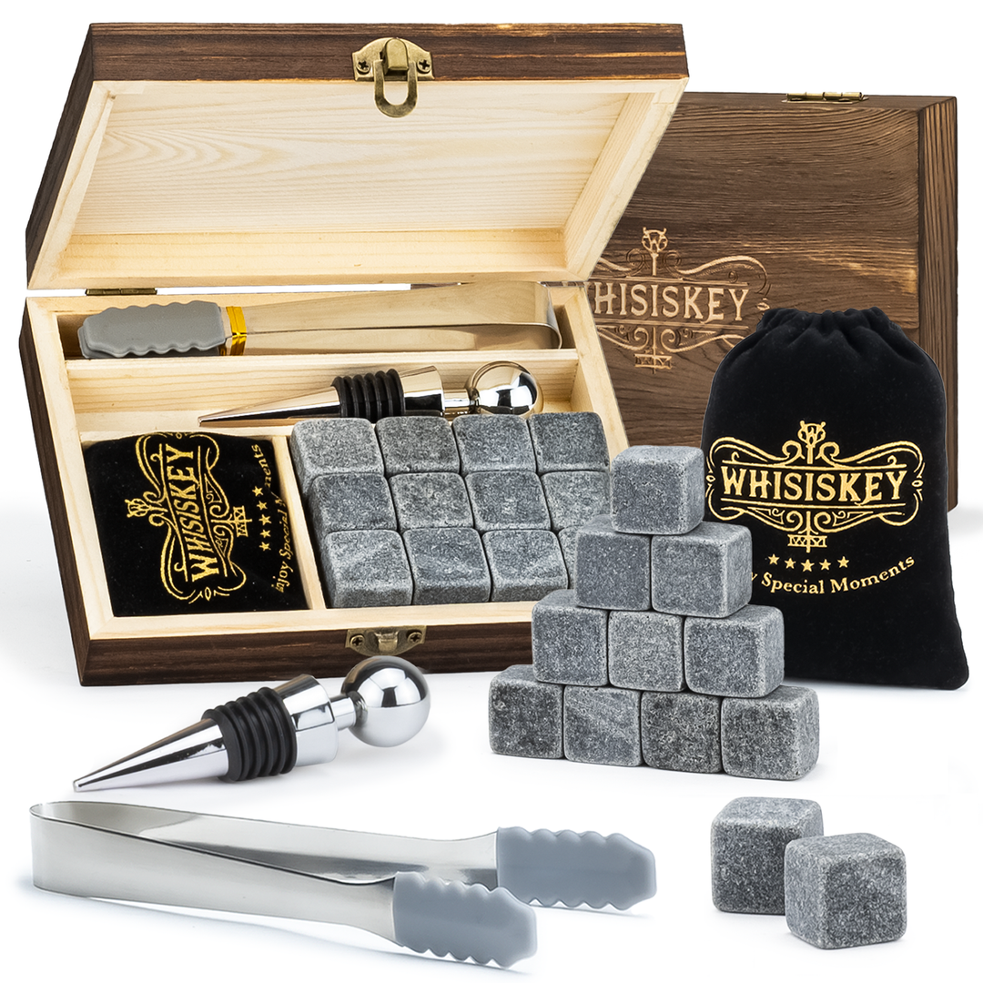 The Luxurious Rocks - Whisiskey Accessory Set Stones Stones Whisiskey