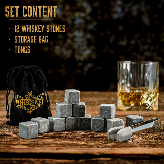 The Rocks - Whisiskey Accessory Set Stones Stones Whisiskey