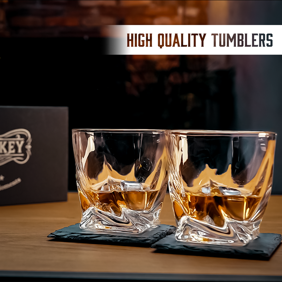 The Twisters - Whisiskey Accessory Set Glasses Glasses Whisiskey
