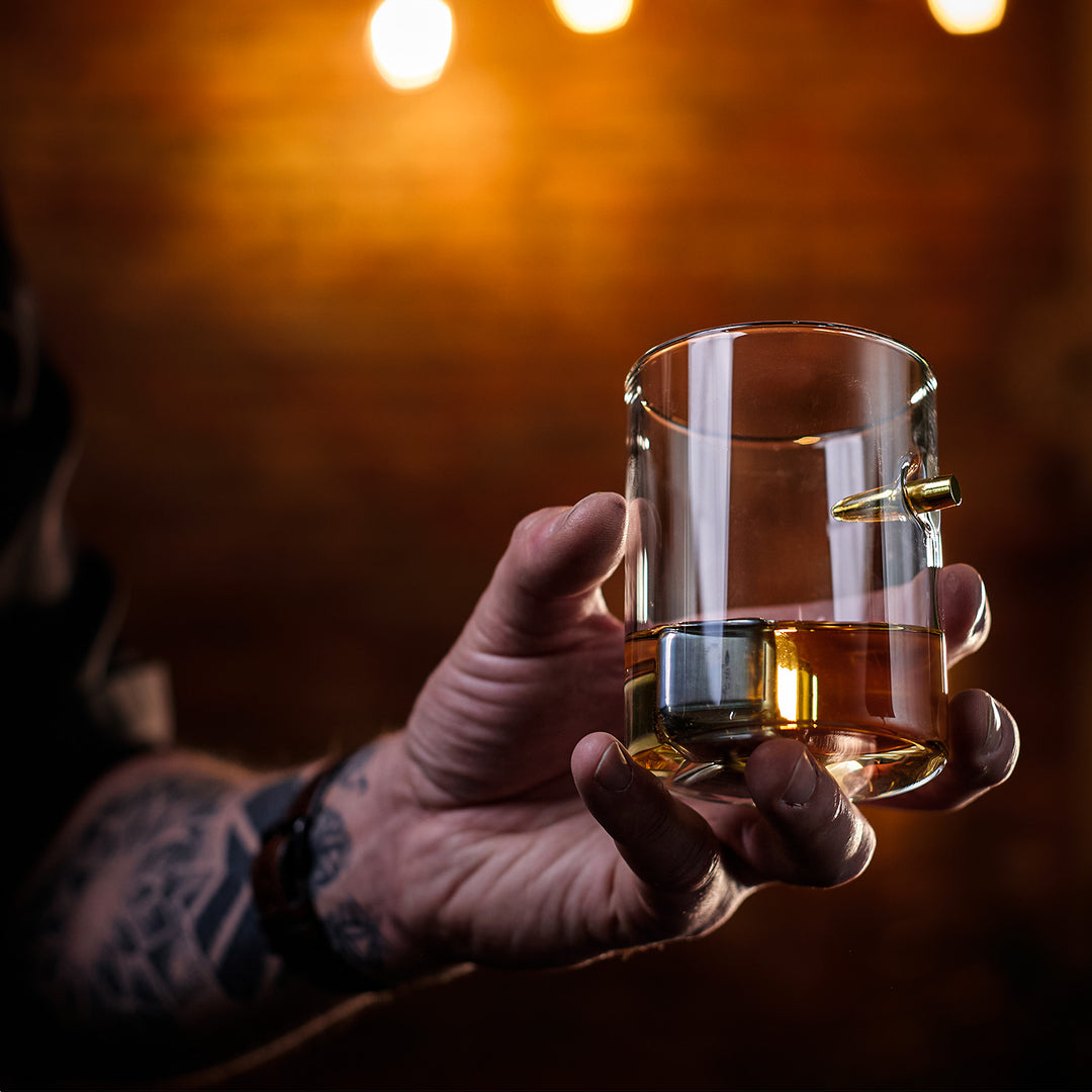 The Straight Bullet Glasses - Whiskey Glasses