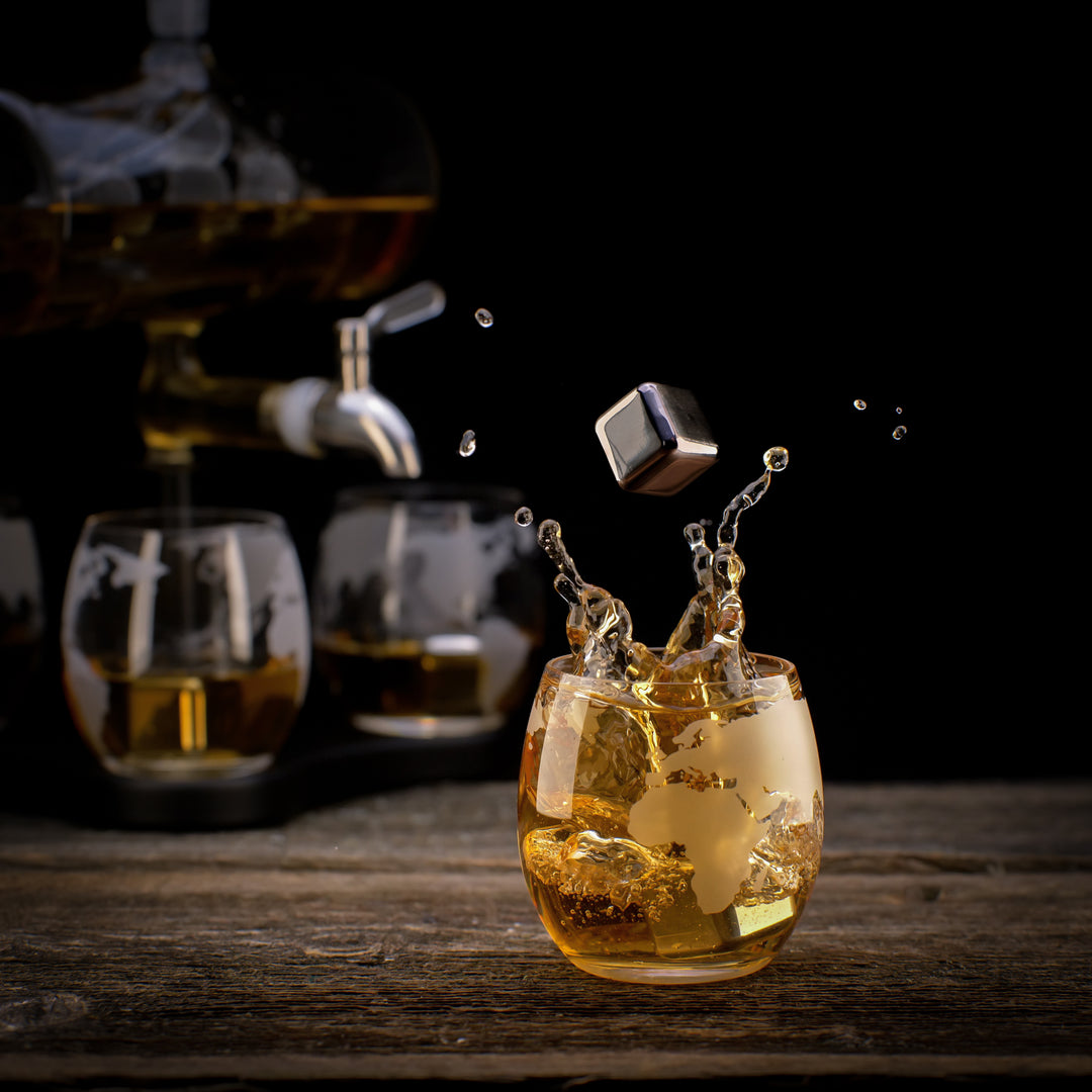 The Round Bullet Glasses - Whiskey Glasses