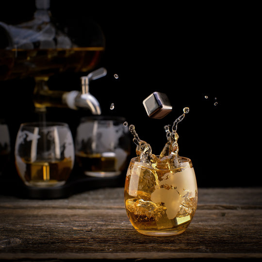 The Round Bullet Glasses - Whiskey Glasses
