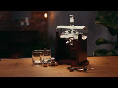 The Black Pearl - Whiskey Decanter Set