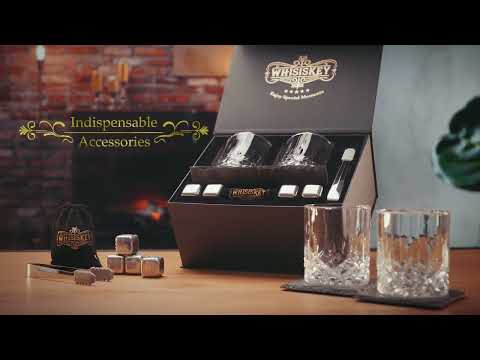 The Double Deluxe - Whiskey Accessory Set